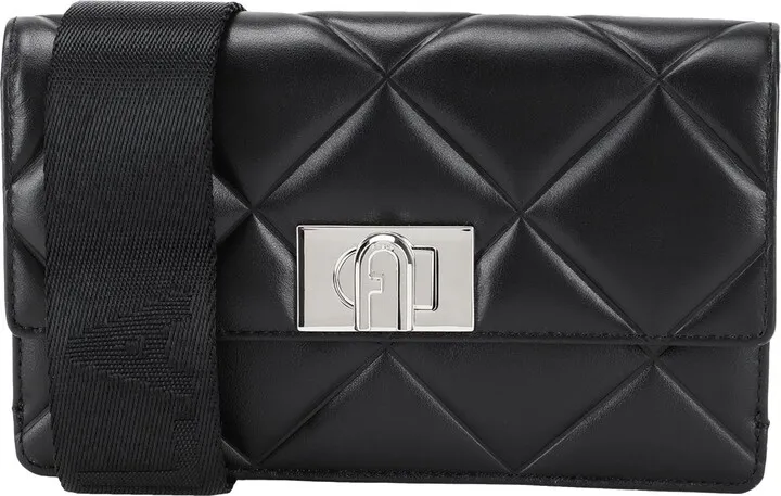Furla 1927 Soft Mini Crossbody Cross-body Bag Black