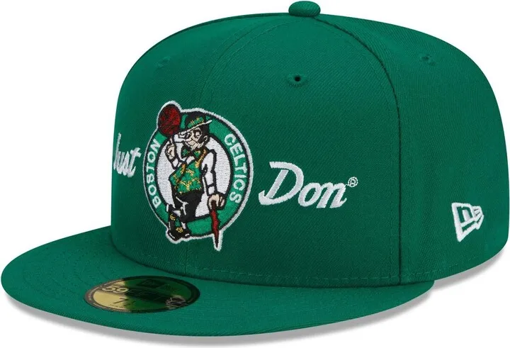 Men's New Era x Just Don Kelly Green Boston Celtics 59FIFTY Fitted Hat