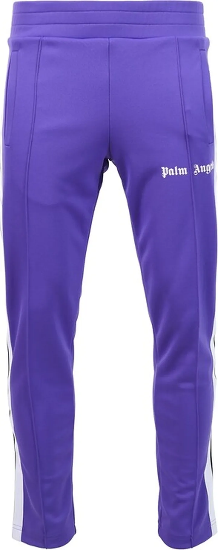 Slim Track Pant Purple And White