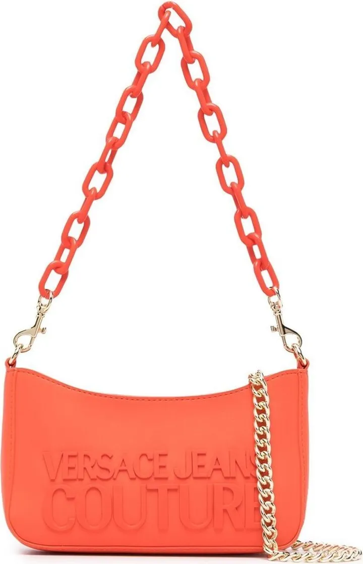 Raised-Logo Shoulder Bag