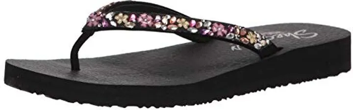 Skechers Cali Women's womens Meditation - Daisy Garden Flip Flop