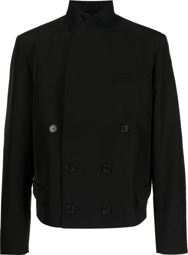 Double-Breasted Wool Jacket