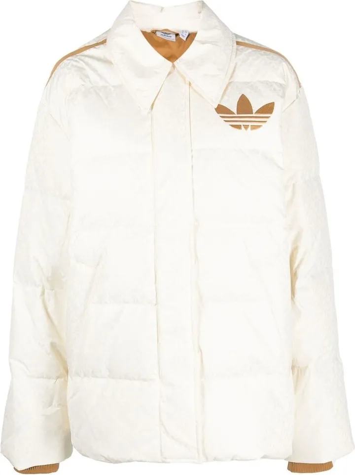 Logo Print Puffer Jacket