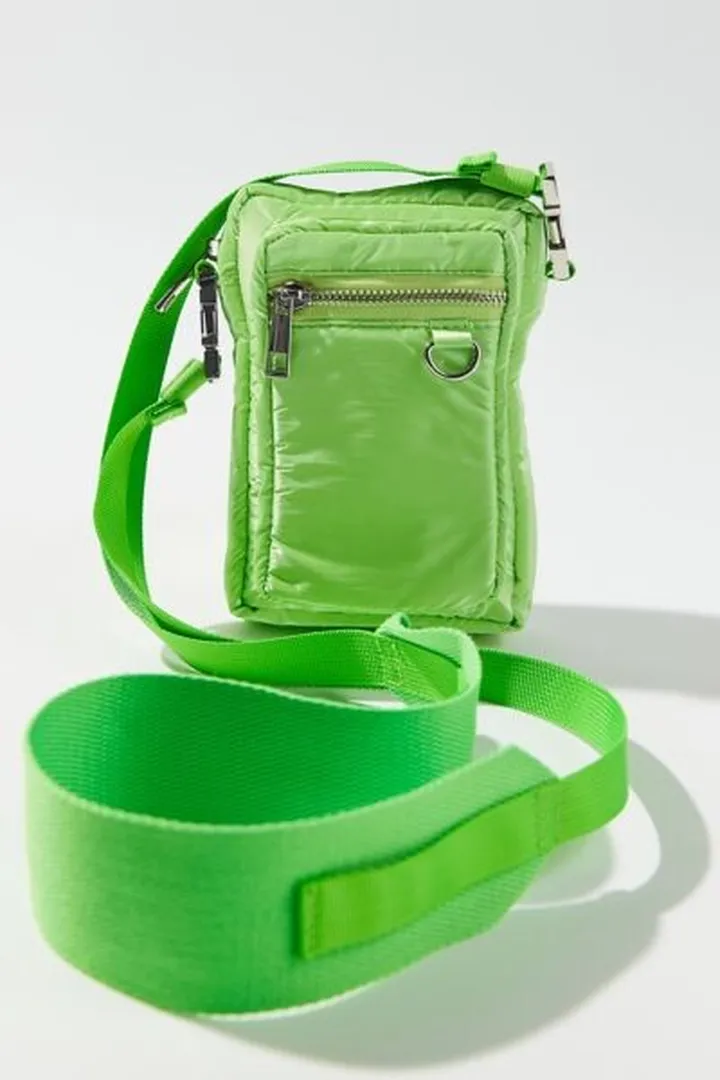 UO Bryn Puffy Nylon Crossbody Bag