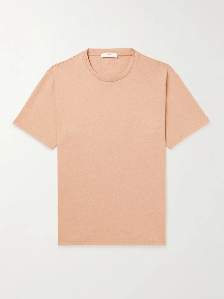 Slub Cotton and Hemp-Blend Jersey T-Shirt