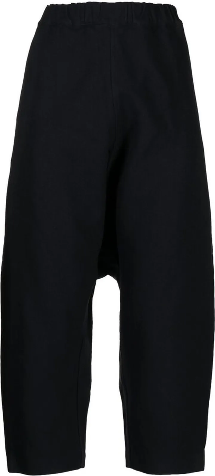 Cropped Wool Track Pants