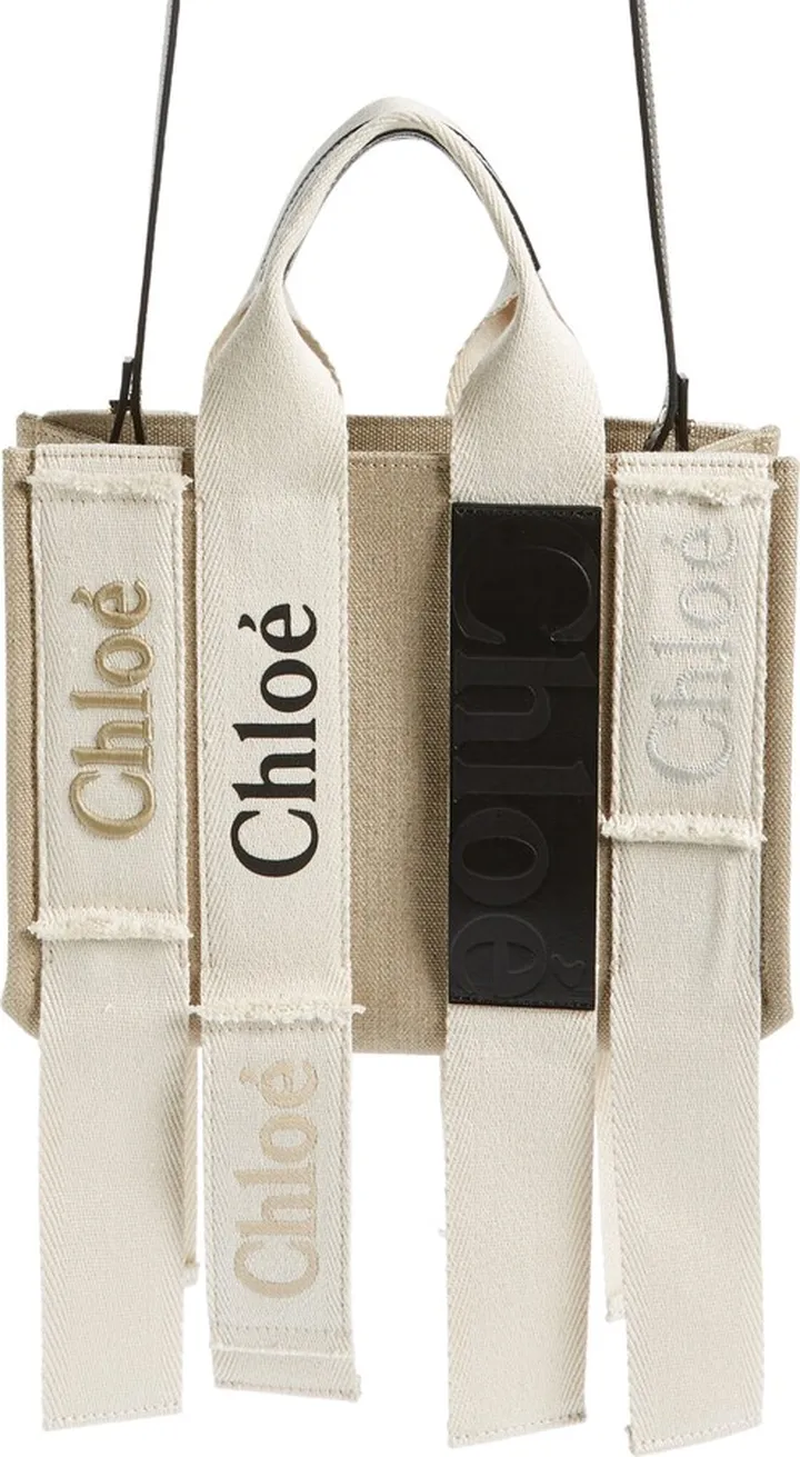 Small Woody Multiwebbing Canvas Tote