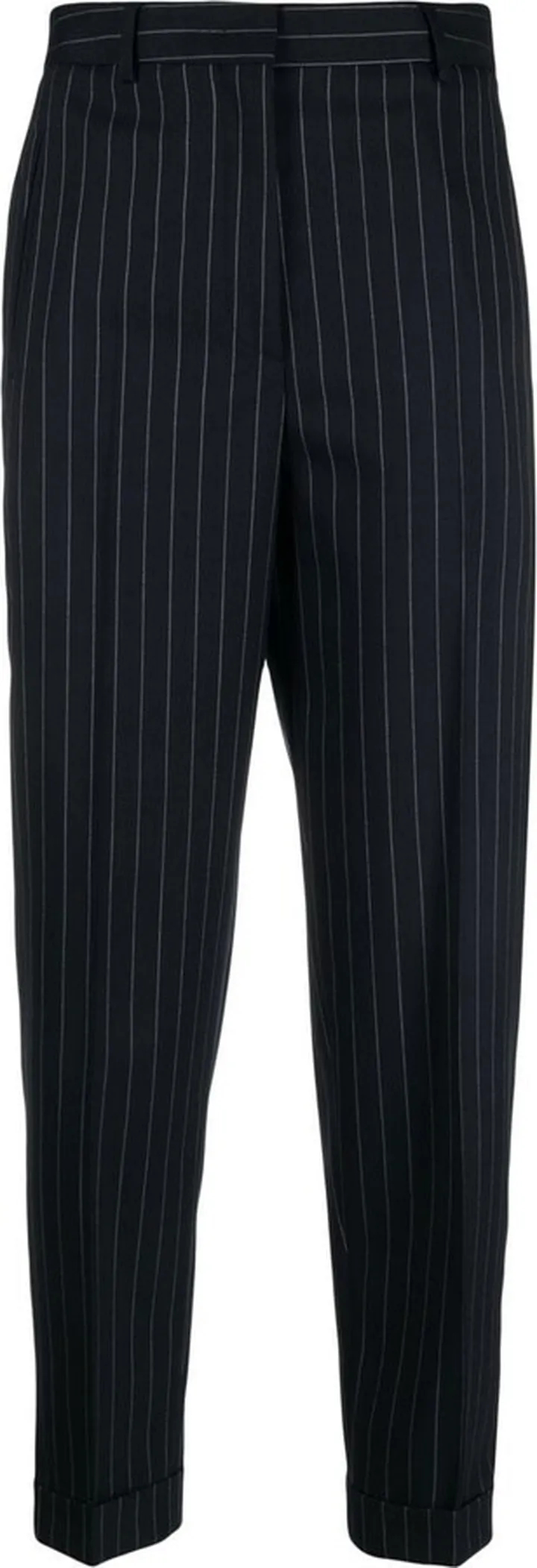 Pinstripe Cropped Trousers