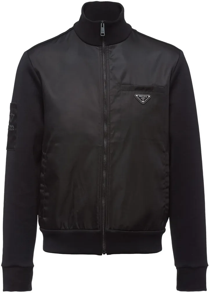 Logo-Plaque Bomber Jacket