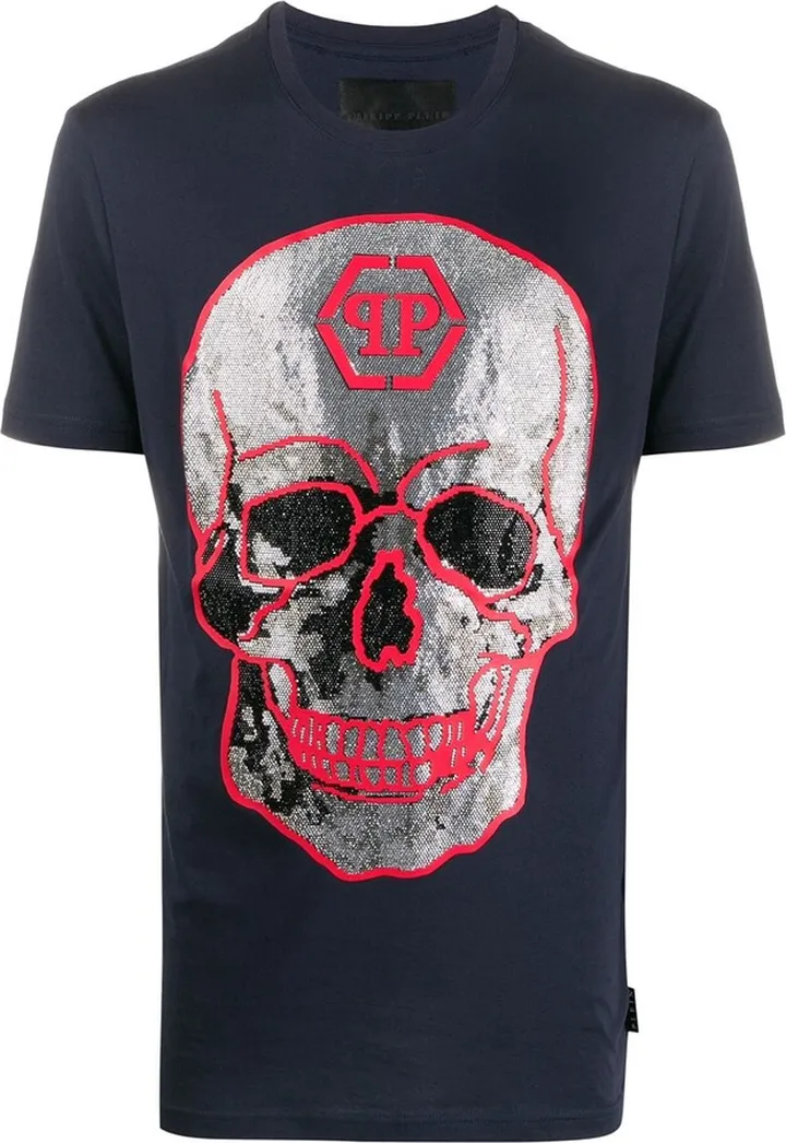 crystal-embellished T-shirt