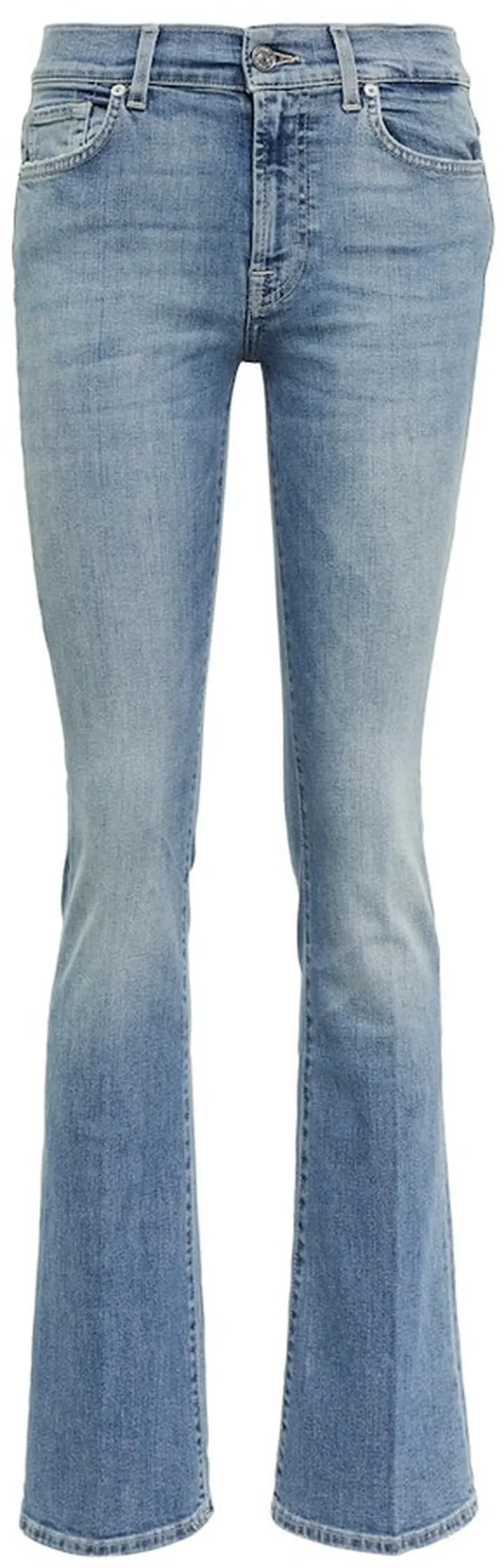 Mid-rise bootcut jeans