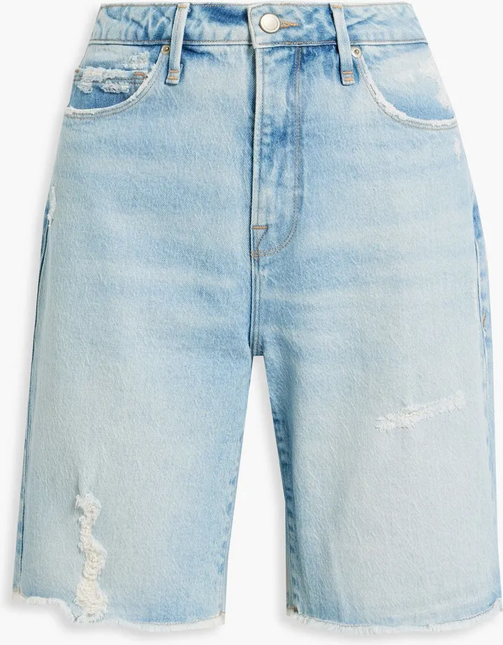 Good 90s Bermuda distressed denim shorts