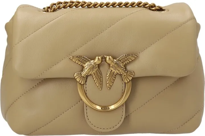 Pinko Love Mini Puff Logo Plaque Crossbody Bag