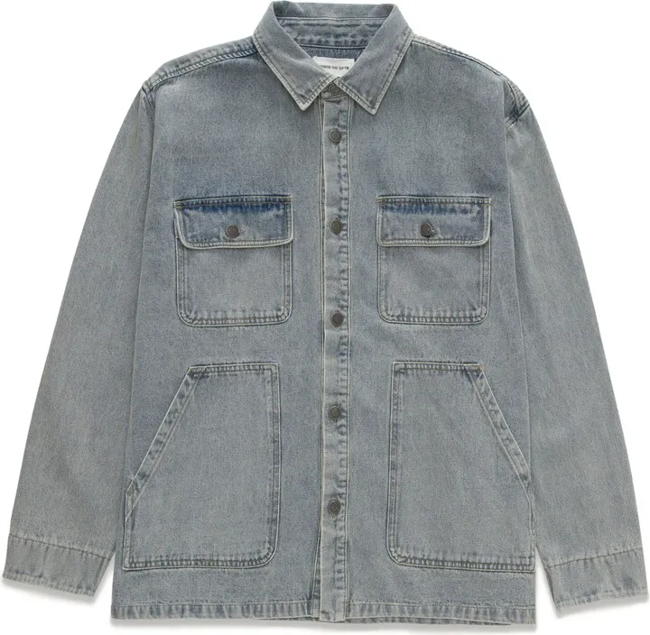 Cotton Denim Chore Jacket
