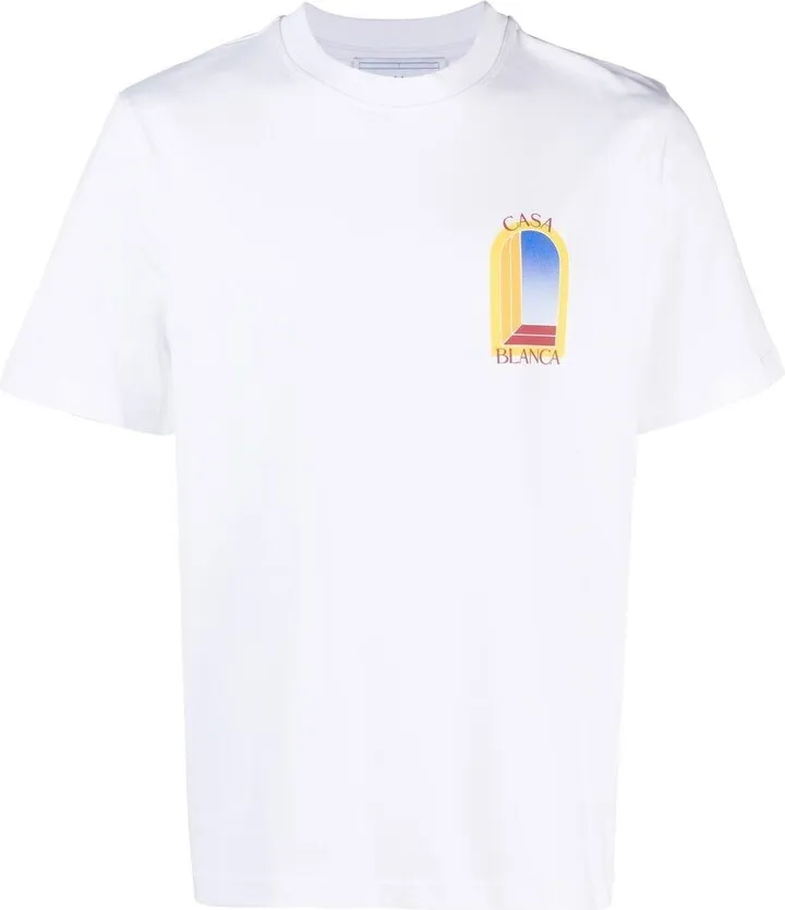 logo-print crew neck T-shirt