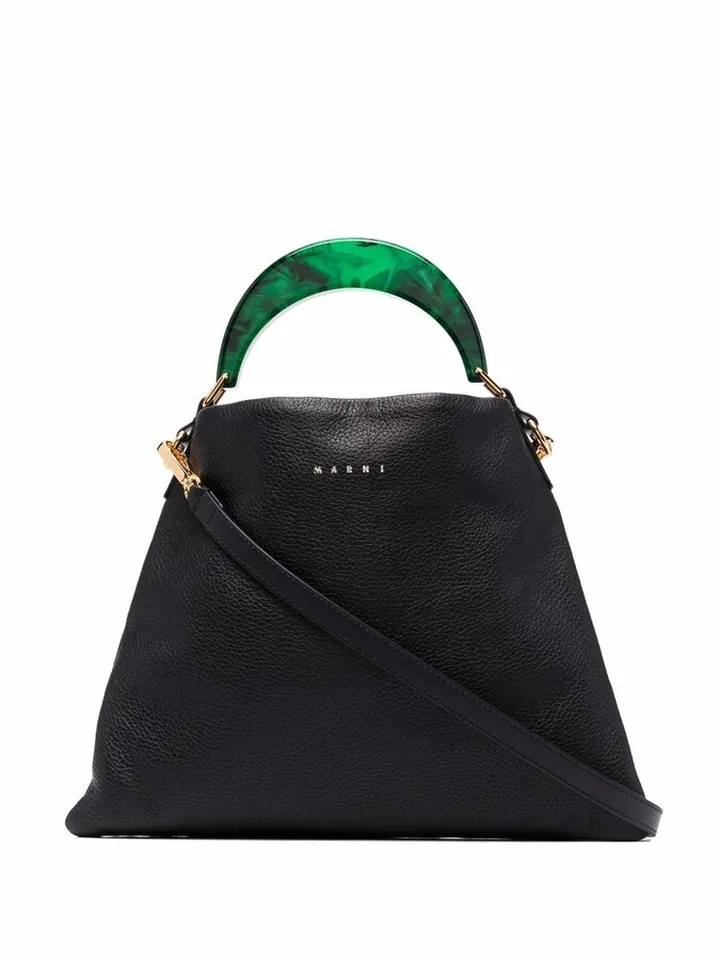Pannier leather tote bag