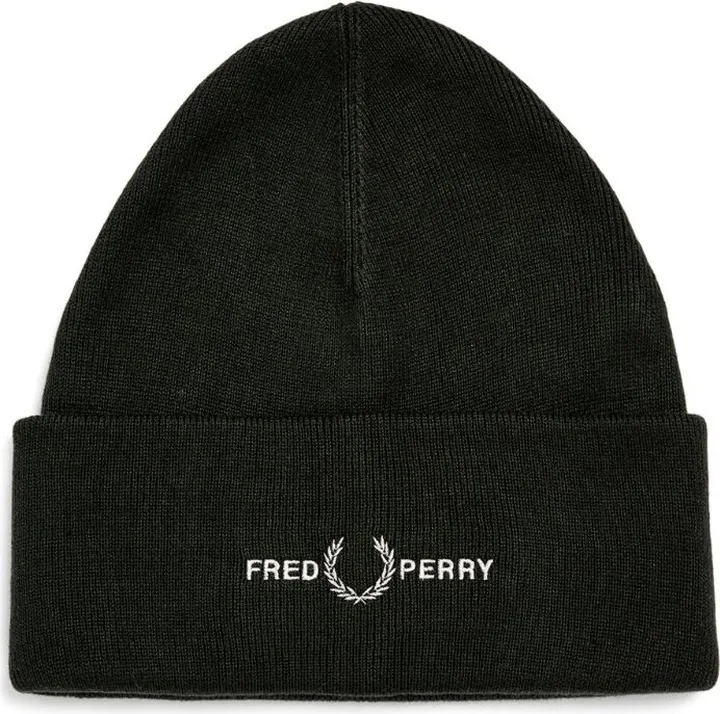 Fred Perry Embroidered Logo Beanie
