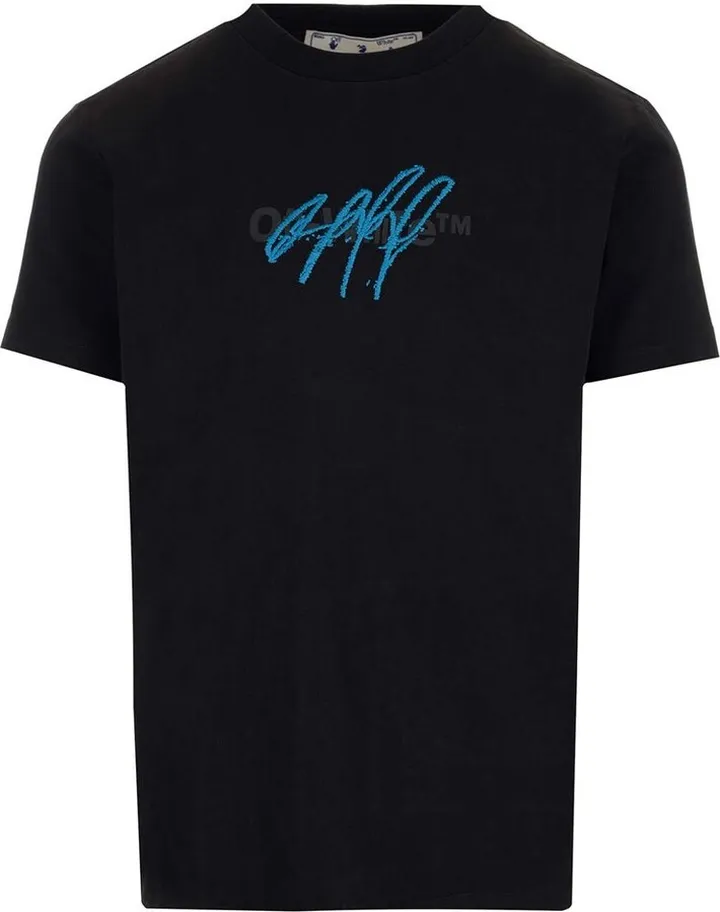 Off-White Logo Printed Crewneck T-Shirt