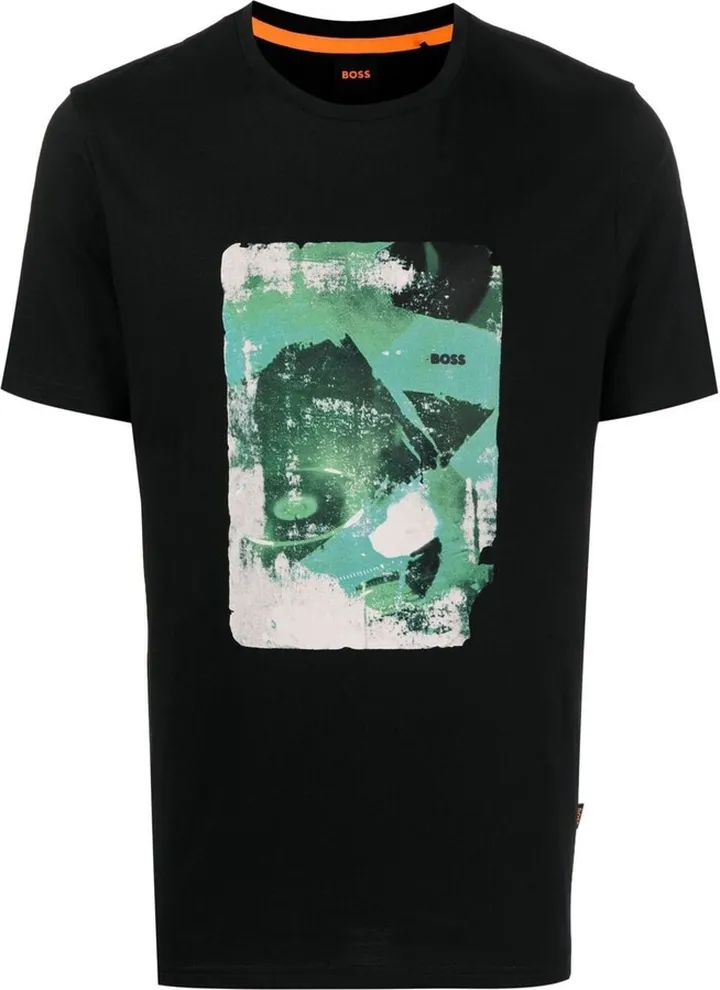 logo-print detail T-shirt
