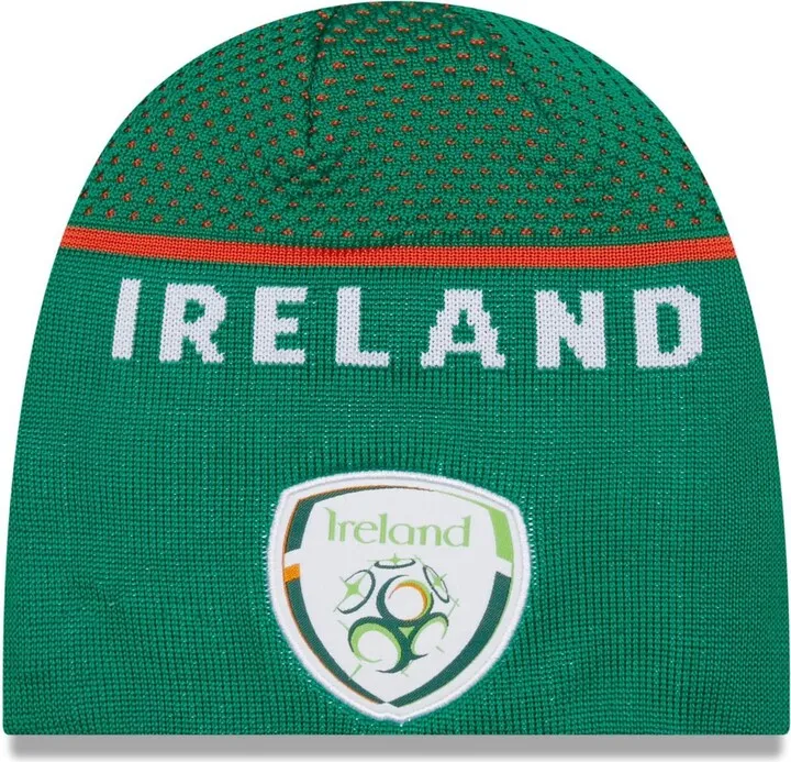 Men's New Era Green Ireland National Team Engineered Skull Knit Beanie
