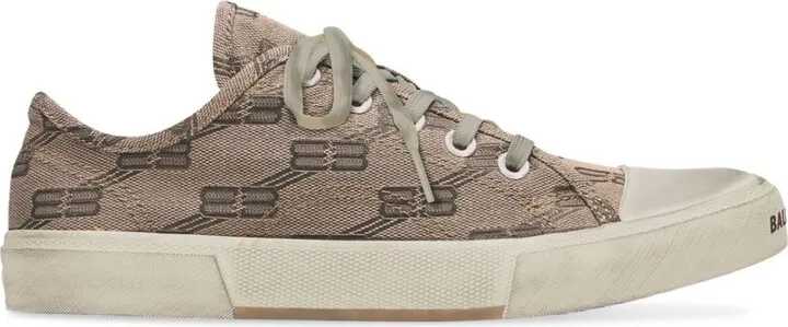 Paris monogram low-top sneakers