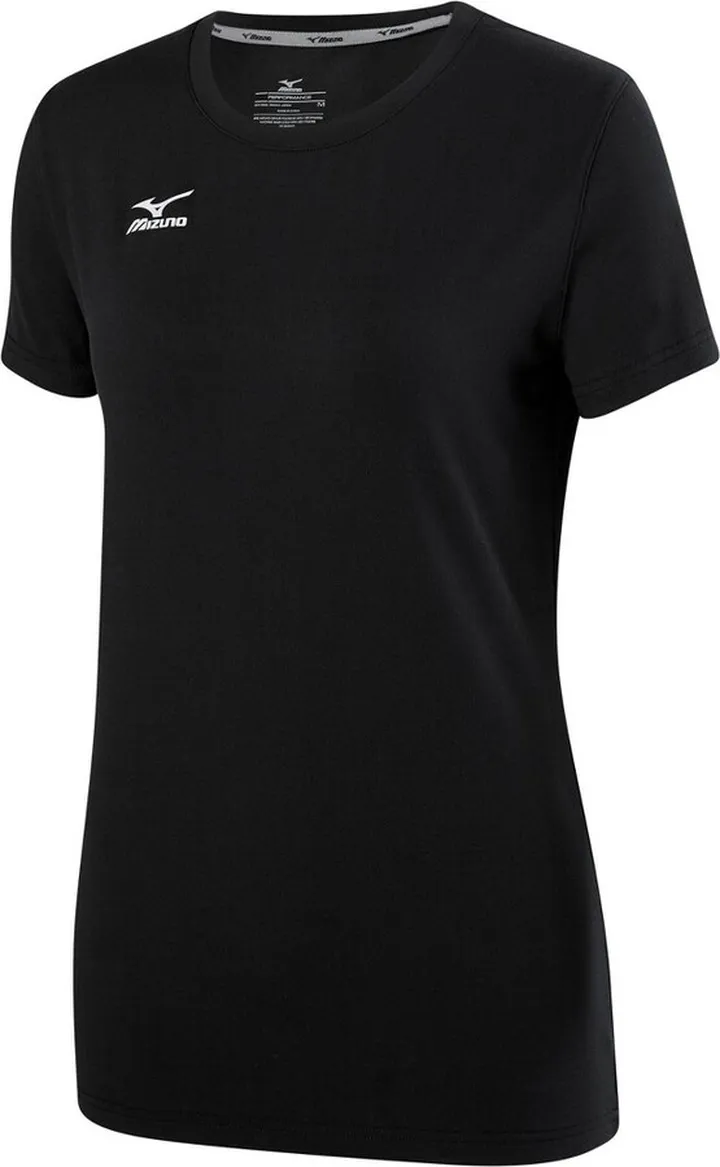 Mizuno Women's Volleyball Attack Tee Shirt 2.0 Womens Size Extra Extra Small In Color Black (9090)