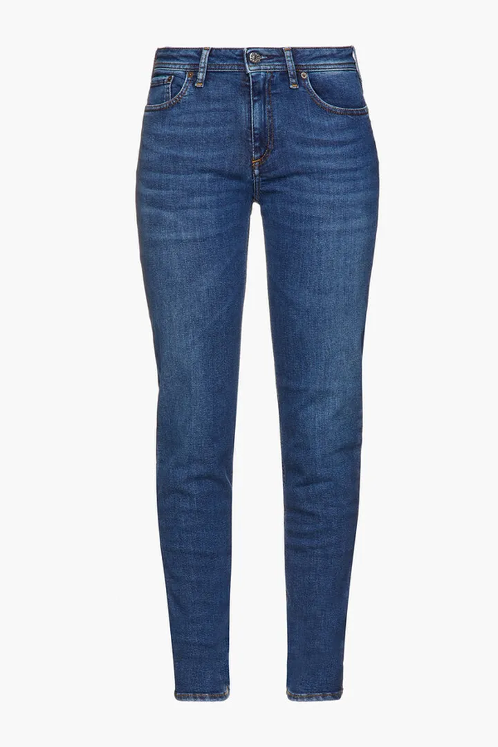 Mid-rise skinny jeans
