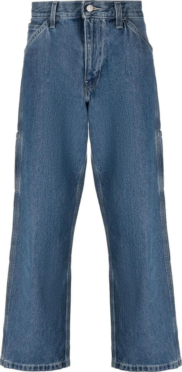 Patch-Detail Wide-Leg Trousers