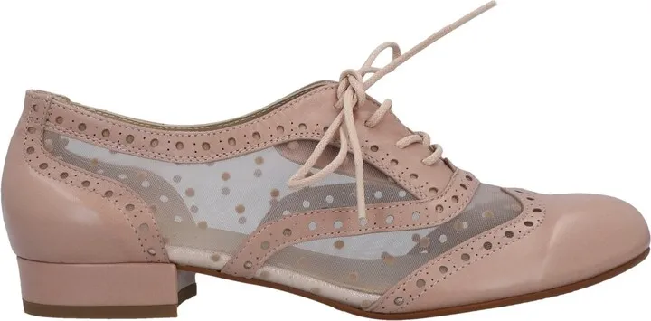 Lace-up Shoes Blush