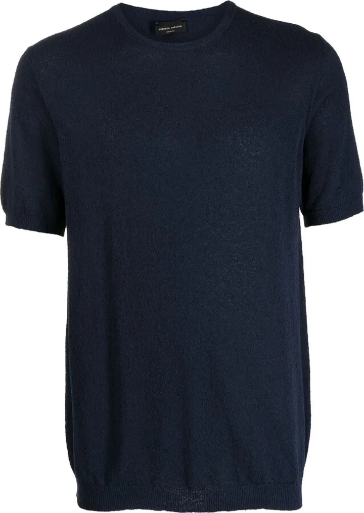Crew-Neck Short-Sleeve Jumper