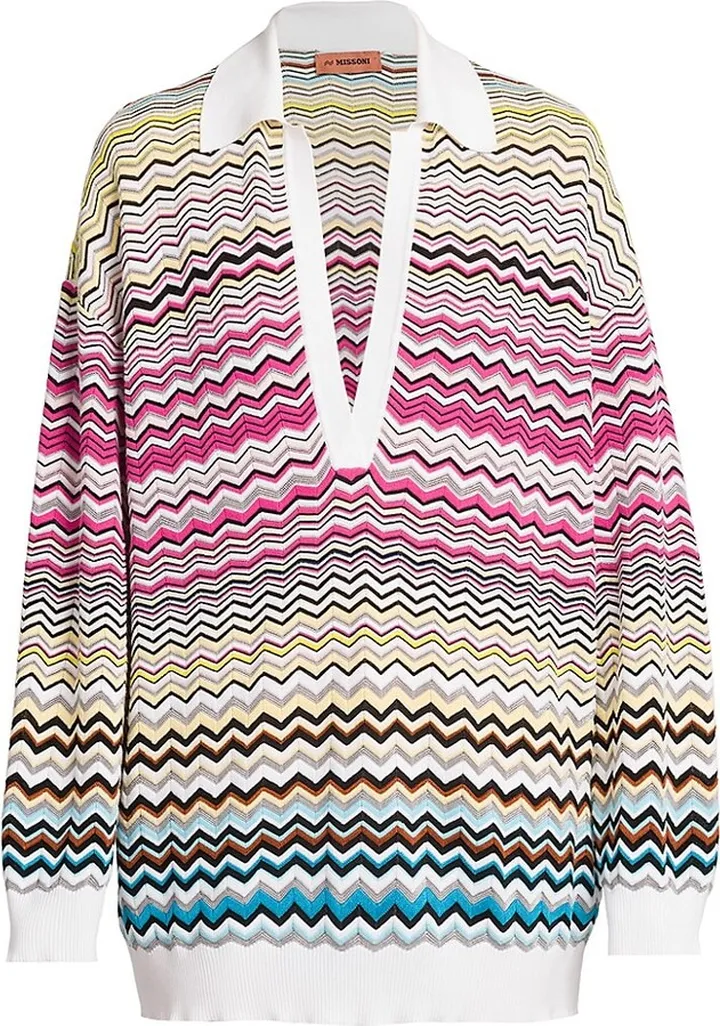 Zig Zag Polo Tee