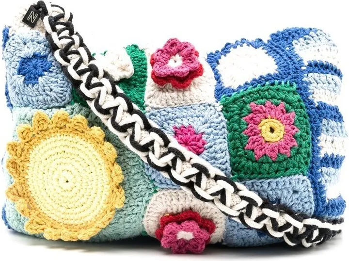 Abbie patchwork shoulder bag