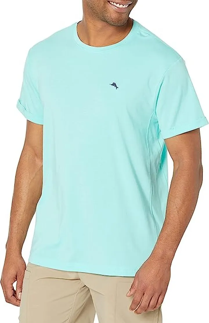 Tommy Bahama Cotton Modal Tee (Blue Swell) Men's Pajama