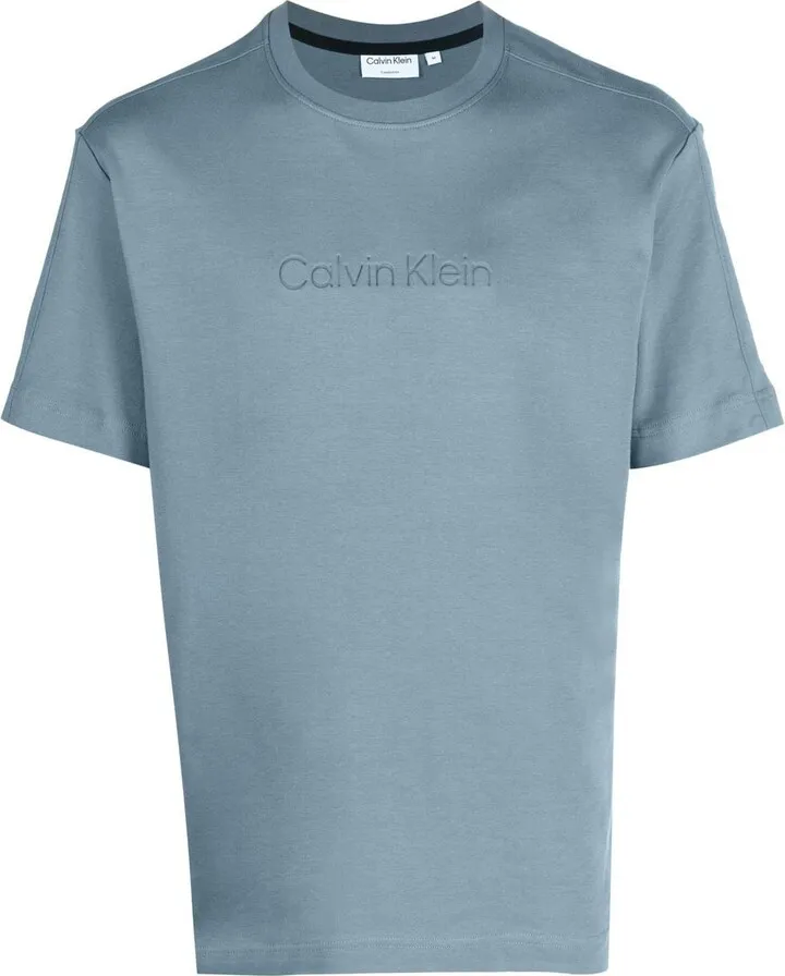 debossed-logo T-shirt
