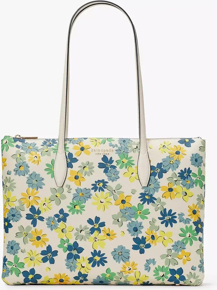 Kate Spade All Day Floral Medley Large Zip-Top Tote