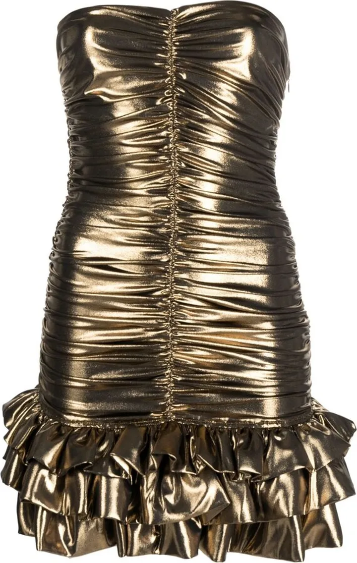 Strapless Ruched Minidress