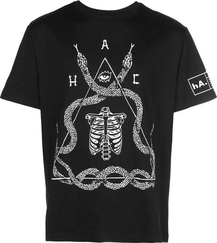 Crest crew neck T-shirt