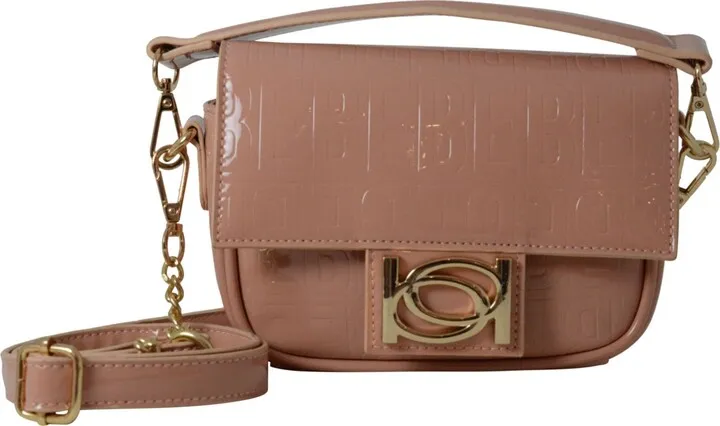 bebe Alexandra Patent Mini Crossbody