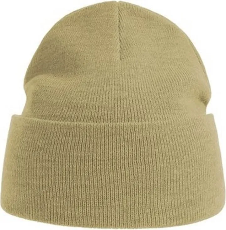 Atlantis Unisex Adult Pure Recycled Beanie - Beige