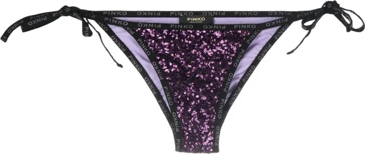 Sequin-Embellished Bikini Bottoms