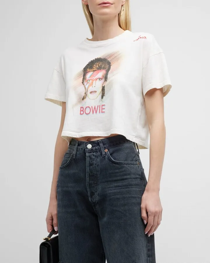 Bowie x MOTHER The Grab Bag Crop Tee