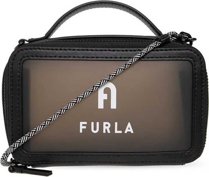 Furla Logo-Printed Zipped Crossbody Bag