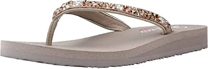 Skechers Cali Women's womens Meditation - Daisy Garden Flip Flop