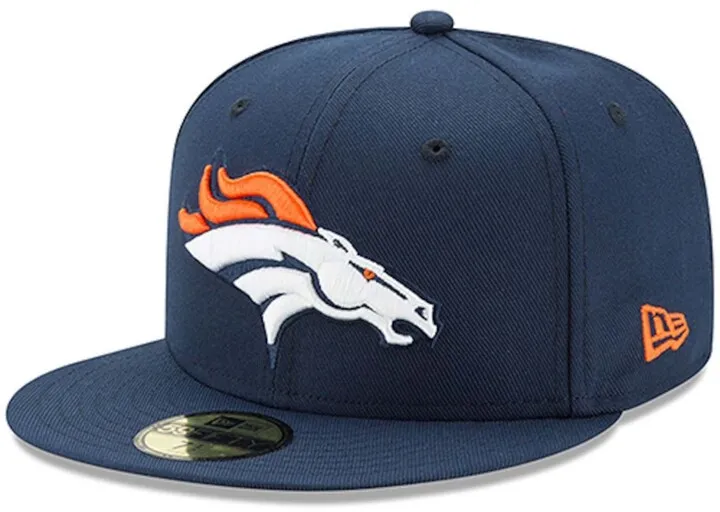 Men's Navy Denver Broncos Omaha 59FIFTY Fitted Hat