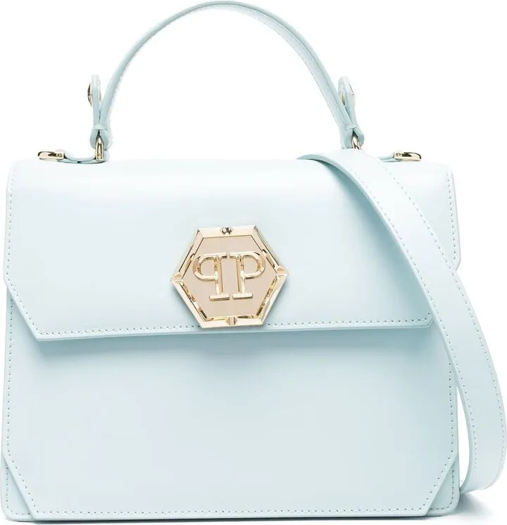 Superheroin Hexagon leather tote