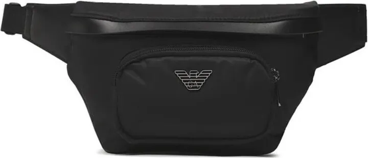 Black Nylon Belt Bag