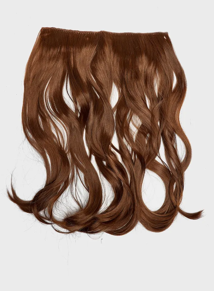 Super Thick 16" 5 Piece Brushed Out Wave Clip In Hair Extensions -613/16 California Blonde