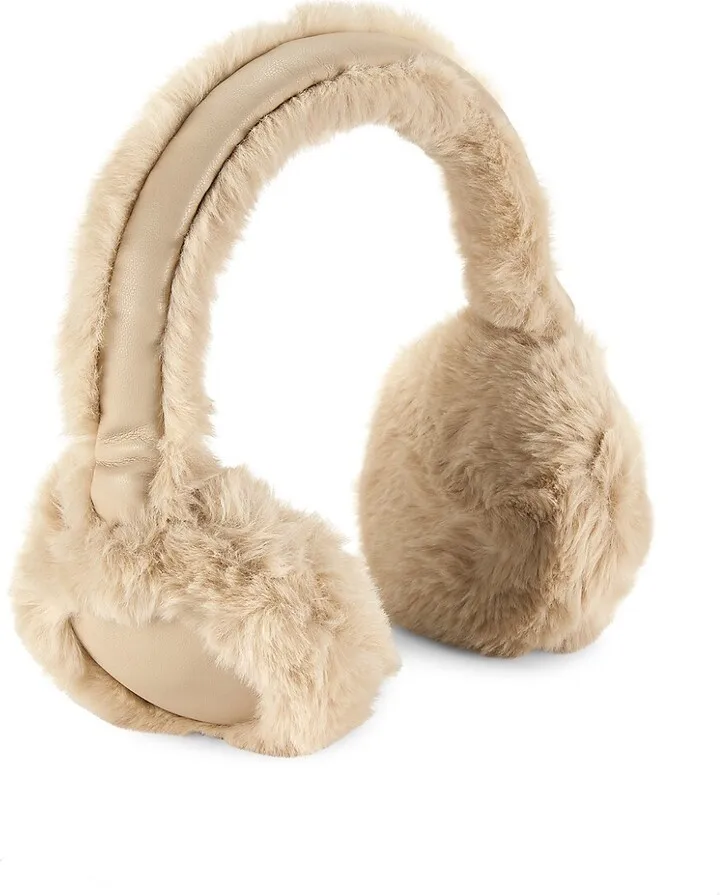 Roohi Faux Fur & Vegan Leather Earmuffs