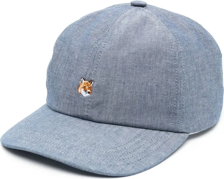 Fox-patch detail baseball cap