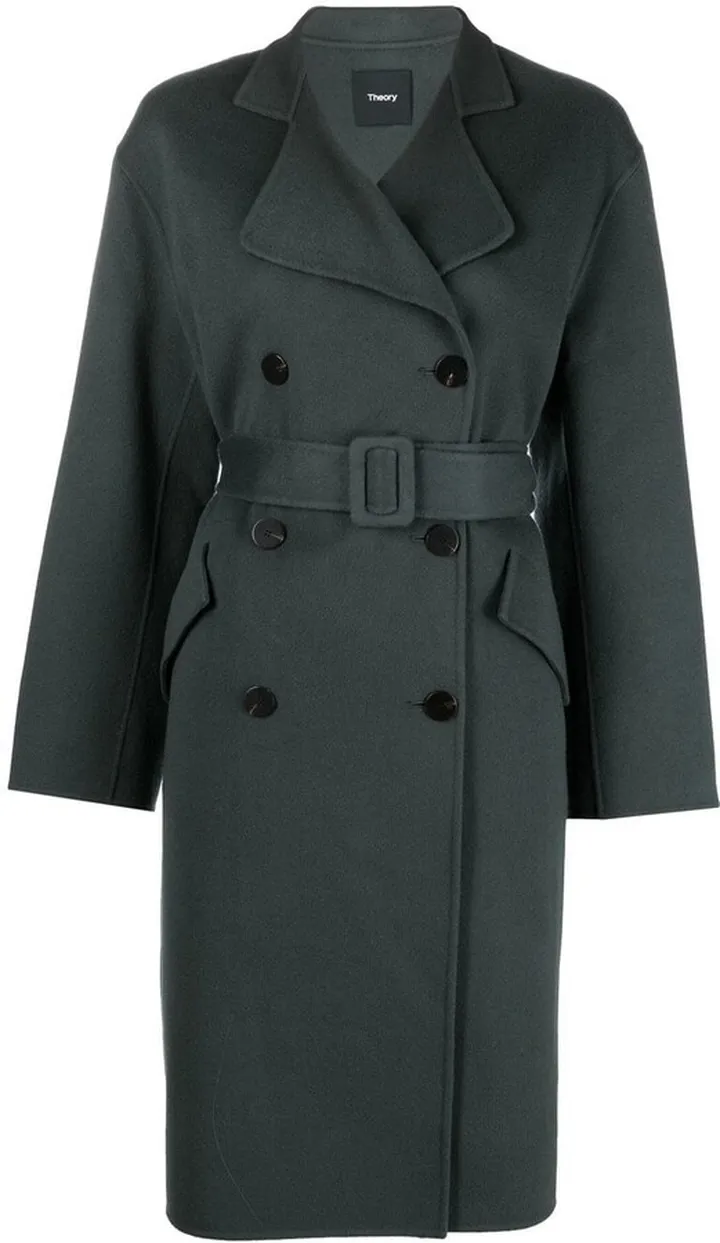 Double-Breasted Wool Coat